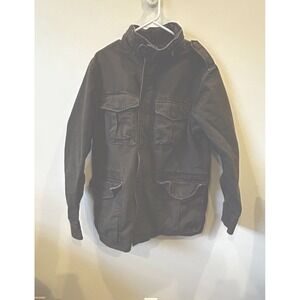 Gap Military Jacket Medium M-65 Style Gray  Army Fatigue Field Utility READ